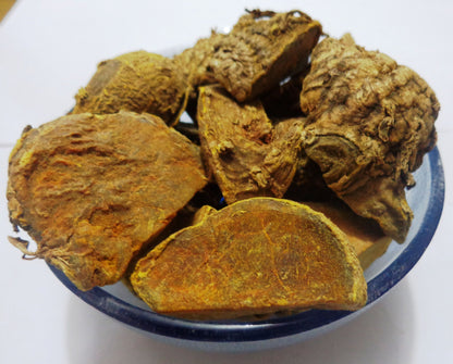 Amba Haldi - Aamba - Aama Haldi - Kasturi Haldi dried- अंबा हल्दी- Curcuma amada - Wild Turmeric Raw Herbs-Jadi Booti