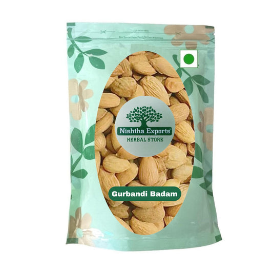 Gurbandi Badam Dry Fruits-गुरबंदी बादाम-Pishori Badam-Choti Giri-Peshawari Badam-Gurbandi Almond-Gurbandi Almond Badam Giri