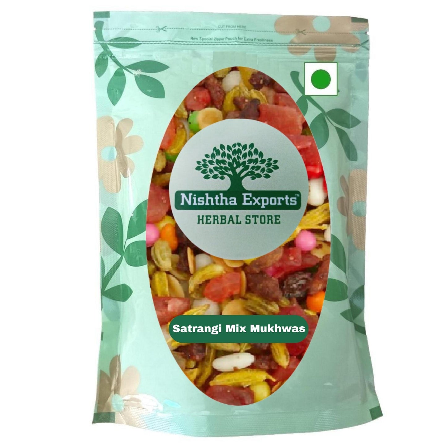 Satrangi Mix-Mukhwas Natural Fresh Mouth Freshner-Refreshment in Every Bite-Tasty & Delicious Mukhwas-Breath Naturally (200 Gram)