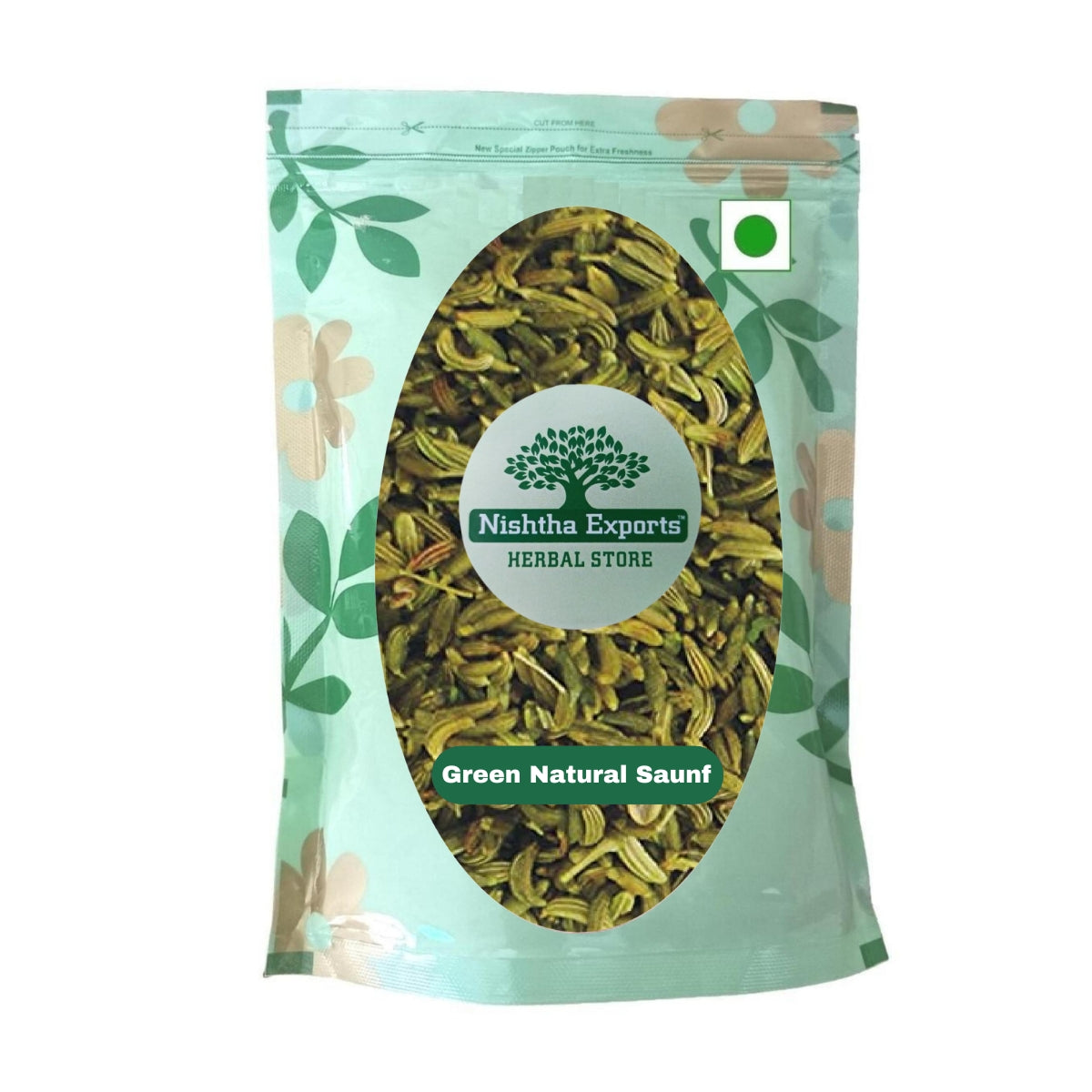 Sweet Green Natural Saunf-Fennel Mukhwas Natural Fresh Mouth Freshner-Refreshment in Every Bite-Tasty & Delicious Mukhwas-Breath Naturally (200 Gram)