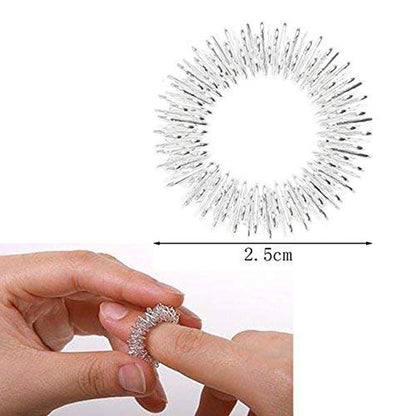 Acupressure 20Pcs Byol Magnet , 20 Pcs Star Magnet, 5 Pcs Sujok Ring and 2 Pcs Paper Tape Acupressure Sujok Therapy Total Apparatus kit