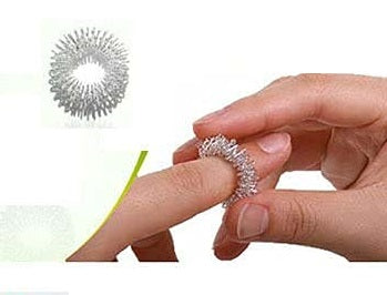 Acupressure Sujok finger massager and Finger Rings kit ( 6 pcs )